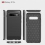 Husa Tpu Carbon Fibre pentru Samsung Galaxy S10+ Plus, Neagra  - 6