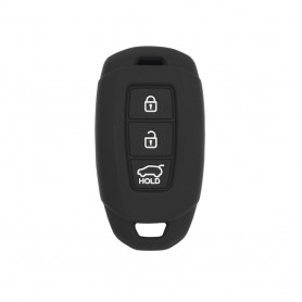 Husa pentru cheie VW Polo, Passat/Skoda Roomster/Seat Mii - Techsuit Car Key Case (3001.02) - Black