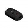 Husa pentru cheie VW Touareg, Golf/Skoda Fabia/Seat Mii - Techsuit Car Key Case (1001.13) - Black