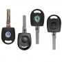 Husa pentru cheie VW Bora, Lupo - Techsuit Car Key Case (1001.10) - Black