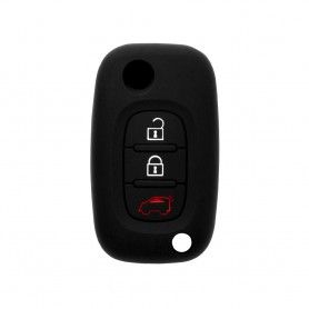 Husa pentru cheie VW Sharan, Bora, Golf - Techsuit Car Key Case (1001.08) - Black