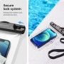 Husa universala pentru telefon (set 2 bucati) - Spigen Waterproof Case A601 - Clear