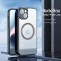 Husa pentru iPhone 14 - Dux Ducis Aimo MagSafe Series - Black