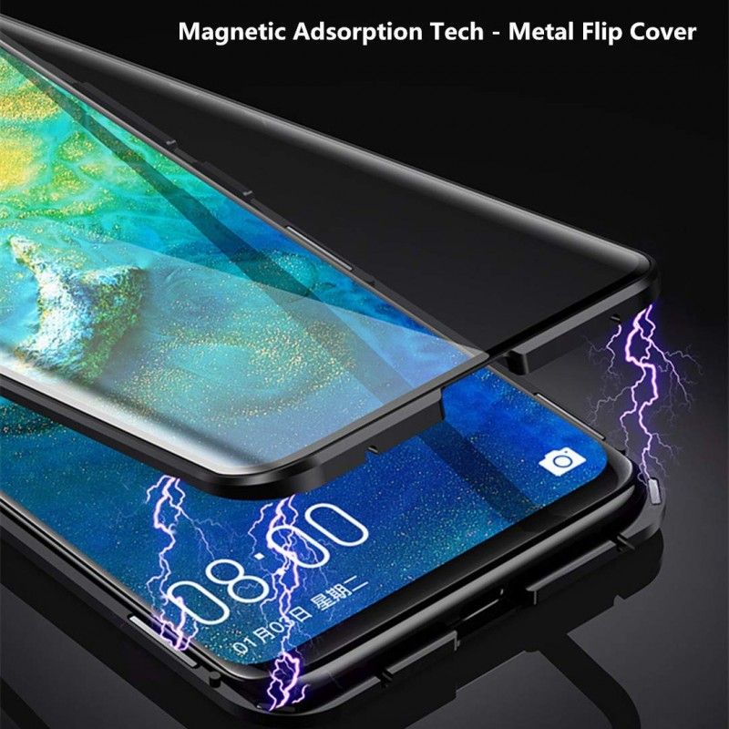 Husa Magnetica 360 cu sticla fata spate, pentru Samsung Galaxy A20e - 2