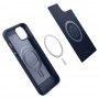 Husa pentru iPhone 14 - Spigen Mag Armor - Navy Blue