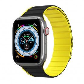 Curea pentru Apple Watch 1/2/3/4/5/6/7/8/SE/SE 2 (38/40/41mm) - Techsuit Watchband (W038) - Office Green