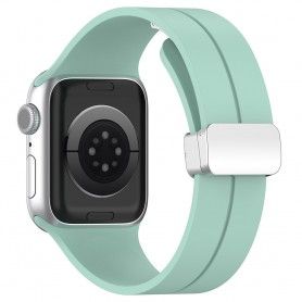 Curea pentru Apple Watch 1/2/3/4/5/6/7/8/SE/SE 2/Ultra (42/44/45/49mm) - Techsuit Watchband (W011) - Teal Green