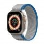 Curea pentru Apple Watch 1/2/3/4/5/6/7/8/SE/SE 2/Ultra (42/44/45/49mm) - Techsuit Watchband (W039) - Blue / Gray