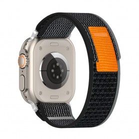 Curea pentru Apple Watch 1/2/3/4/5/6/7/8/SE/SE 2/Ultra (42/44/45/49mm) - Techsuit Watchband (W038) - White