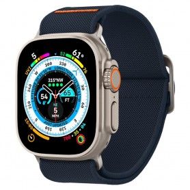 Curea dama pentru Apple Watch 1/2/3/4/5/6/7/8/SE/SE 2 (38/40/41mm) - Techsuit Watchband (W033) - Black