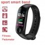 Smartwatch Bratara Ceas Fitness M3 bluetooth, Negru  - 2