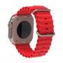 Curea pentru Apple Watch 1/2/3/4/5/6/7/8/SE/SE 2/Ultra (42/44/45/49mm) - Techsuit Watchband (W038) - Red