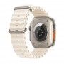 Curea pentru Apple Watch 1/2/3/4/5/6/7/8/SE/SE 2 (38/40/41mm) - Techsuit Watchband (W038) - White
