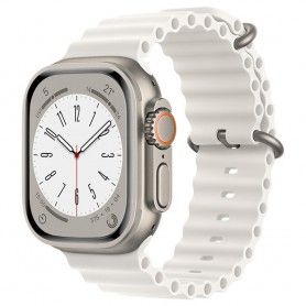 Curea dama pentru Apple Watch 1/2/3/4/5/6/7/8/SE/SE 2 (38/40/41mm) - Techsuit Watchband (W033) - Black