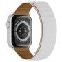 Curea pentru Apple Watch 1/2/3/4/5/6/7/8/SE/SE 2/Ultra (42/44/45/49mm) - Techsuit Watchband (W035) - White