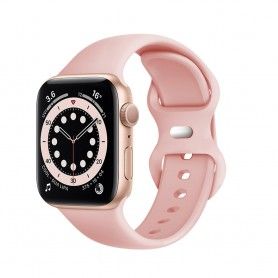 Curea pentru Apple Watch 1/2/3/4/5/6/7/8/SE/SE 2 (38/40/41mm) - Dux Ducis LD Series - Grey / Orange