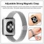 Curea pentru Apple Watch 1 / 2 / 3 / 4 / 5 / 6 / 7 / SE / SE 2 / 8 (38 / 40 / 41mm) - Techsuit Watchband (W034) - Gold