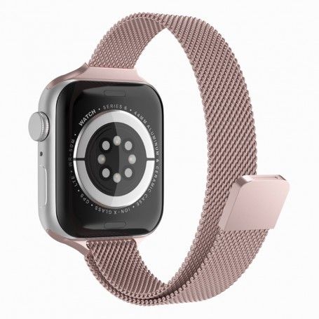 Curea pentru Apple Watch 1/2/3/4/5/6/7/8/SE/SE 2/Ultra (42/44/45/49mm) - Techsuit Watchband (W034) - Pink