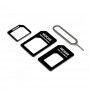 Adaptor pentru SIM, Nano, Micro - Techsuit Unlimited Innovation - Black