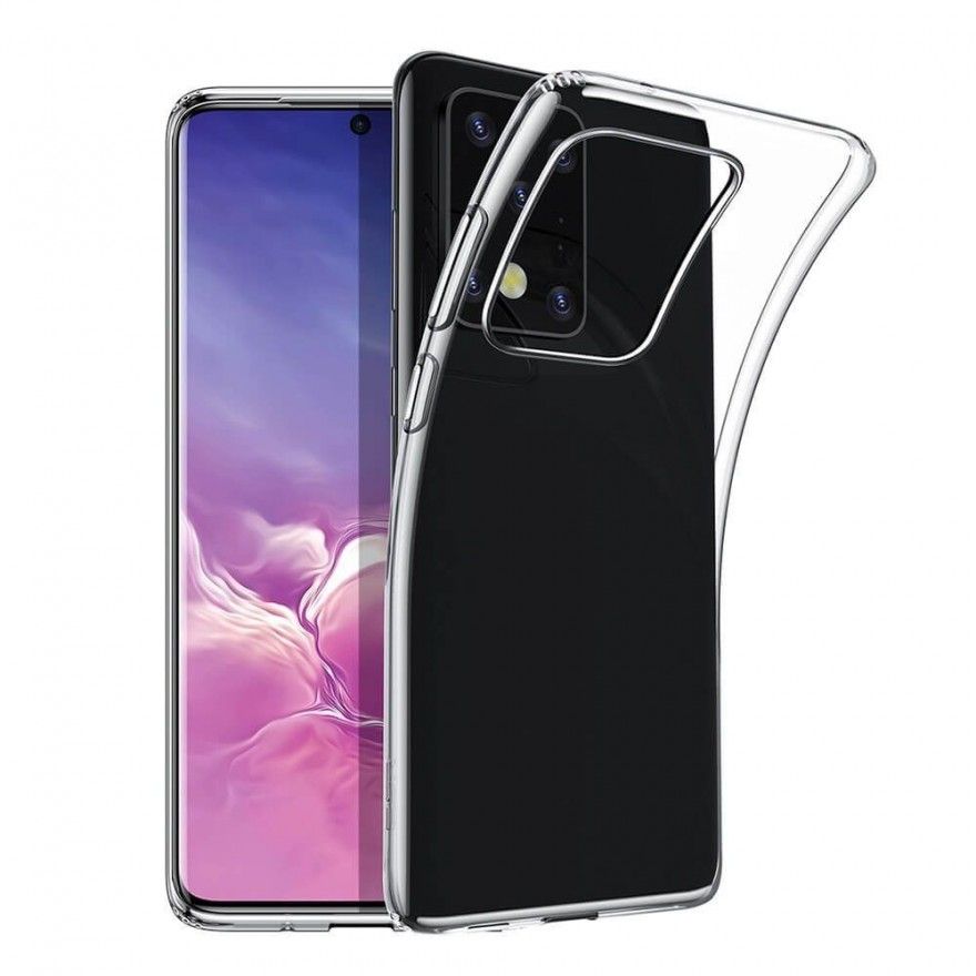 Husa UltraSlim Gel Tpu Transparent pentru Samsung Galaxy S20 Ultra  - 1