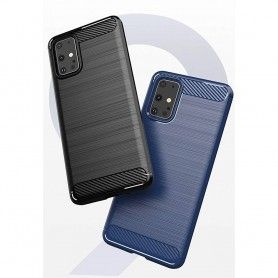 Husa Tpu Carbon pentru Samsung Galaxy S20 Ultra, Neagra  - 2