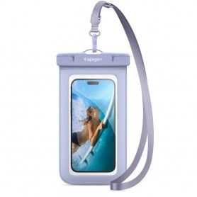 Husa universala pentru telefon (set 2 bucati) - Spigen Waterproof Case A601 - Black