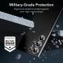 Folie Camera pentru Samsung Galaxy S23 Ultra - ESR Lens Protector Tempered Glass - Argintiu