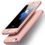 Husa 360 Protectie Totala Fata Spate pentru iPhone 5 / 5S / SE , Rose Gold