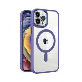 Husa pentru iPhone 15 - Techsuit Soft Edge Silicone - Plum Violet
