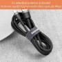 Cablu de date Baseus Cafule Type-C 200cm Grey/black