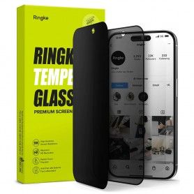 Folie pentru iPhone 15 Pro Max - Techsuit 111D Privacy Full Glue - Negru