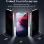 Folie pentru iPhone 15 Pro Max - Tempered Glass Privacy - Negru