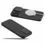 Husa iPhone 15 Pro Max - Spigen Optik Armor - Neagra