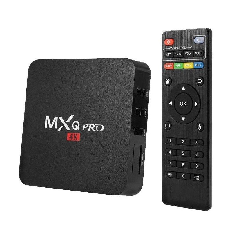 TV Box Smart MXQ PRO 4K, Quad Core 64bit, Black  - 1