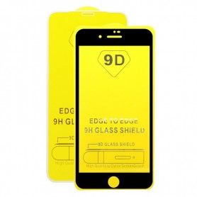 Folie Protectie Ecran pentru iPhone 5 / 5s / SE , Sticla securizata, Negru  - 1
