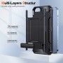 Husa pentru iPhone 15 Plus - Techsuit Hybrid Armor Kickstand - Neagra