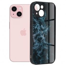 Husa pentru iPhone 15 - Techsuit Glaze Series - Albastra Nebula Oem - 1