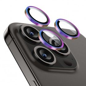 Folie Camera pentru iPhone 15 Pro / 15 Pro Max - ESR Armorite Camera Lens Protectors - Negru