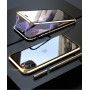 Husa Magnetica 360 cu sticla fata spate, pentru iPhone XI 11, Auriu  - 2