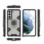 Husa Carcasa Spate pentru Samsung Galaxy S22 - HoneyComb Armor, Neagra