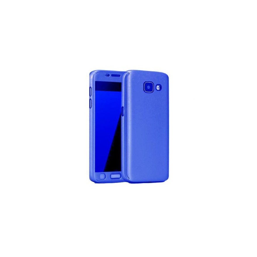Husa 360 Protectie Totala Fata Spate pentru Samsung Galaxy A5 (2017) / A520, Dark Blue  - 1