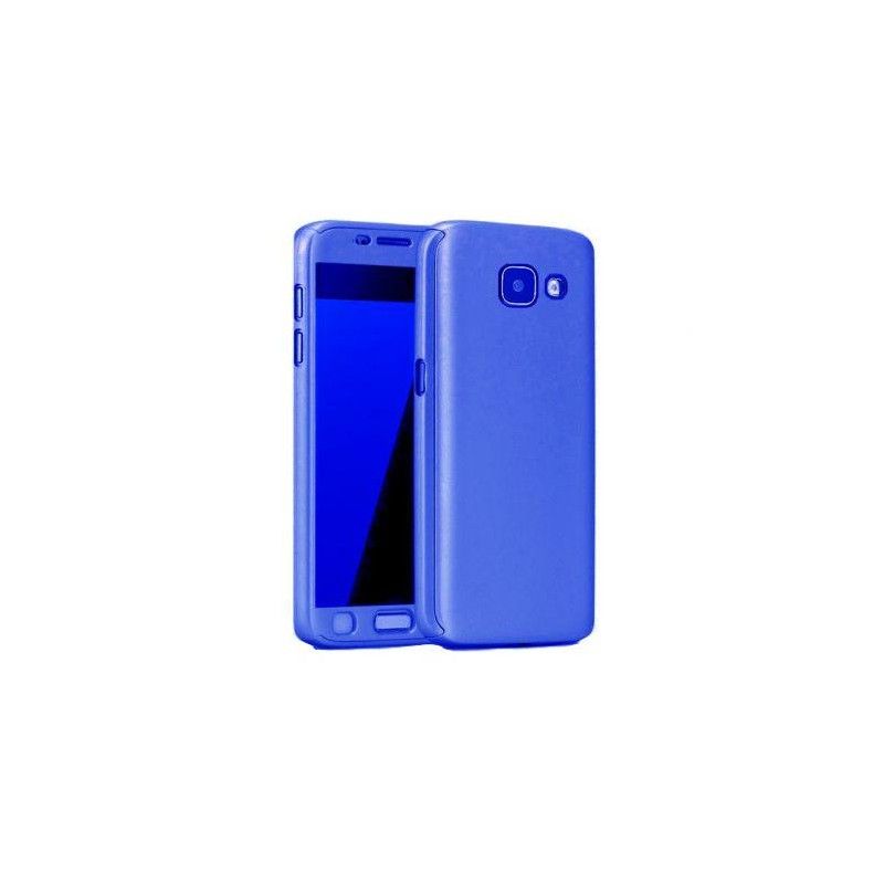 Husa 360 Protectie Totala Fata Spate pentru Samsung Galaxy A5 (2017) / A520, Dark Blue  - 1