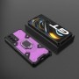 Husa Carcasa Spate pentru Realme GT 5G - HoneyComb Armor, Roz cu Violet