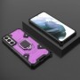 Husa Carcasa Spate pentru Samsung Galaxy S22 - HoneyComb Armor, Roz cu Violet