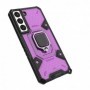 Husa Carcasa Spate pentru Samsung Galaxy S22 Plus - HoneyComb Armor, Roz cu Violet