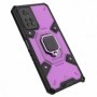 Husa Carcasa Spate pentru Xiaomi Poco M4 Pro - HoneyComb Armor, Roz cu Violet