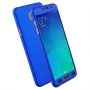 Husa 360 Protectie Totala Fata Spate pentru Samsung Galaxy J4 (2018) , Dark Blue
