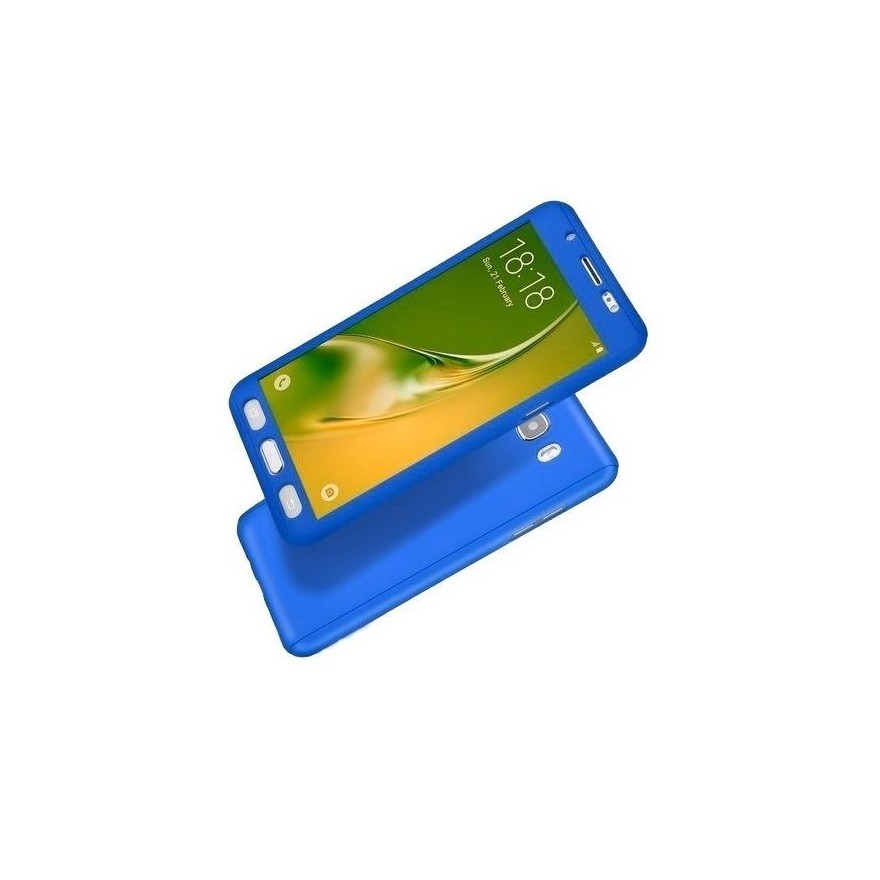 Husa 360 Protectie Totala Fata Spate pentru Samsung Galaxy J5 (2016) J510 , Dark Blue  - 1