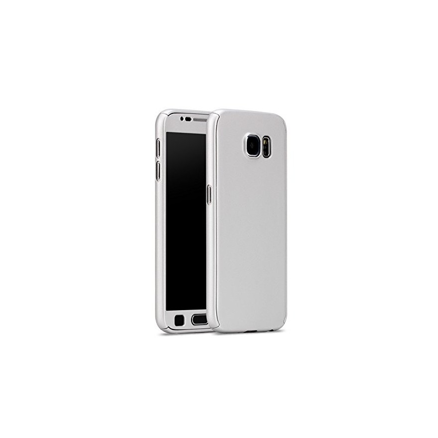 Husa 360 Protectie Totala Fata Spate pentru Samsung Galaxy J5 (2016) J510 , Argintie  - 1