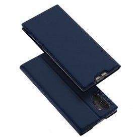 Husa Flip Tip Carte DuxDucis Skin Pro pentru Samsung Note 10+ Plus, Midnight Blue DuxDucis - 2